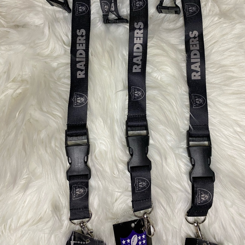 Raiders lanyard